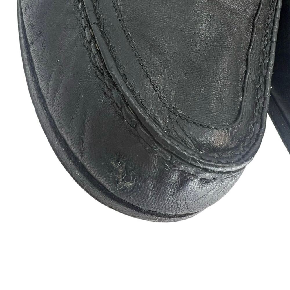 Vintage Y2K Gucci Black Leather Horsebit Loafers Italy w/ Dust Bag - Men’s 7.5 - Picture 9 of 14